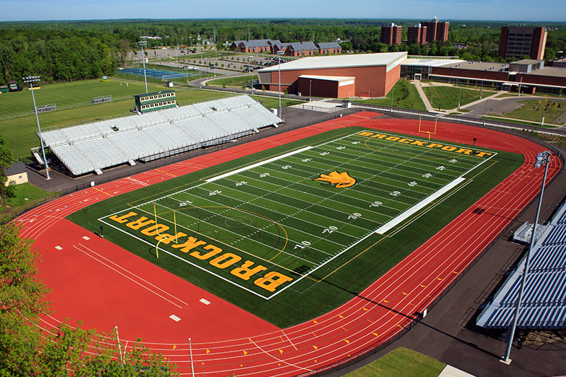 track and turf field design